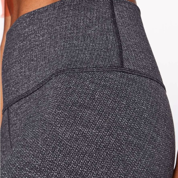 Lululemon Wunder Under Hi-Rise Tight *28" - Heathered Black - Size 6 - New! - Picture 5 of 5